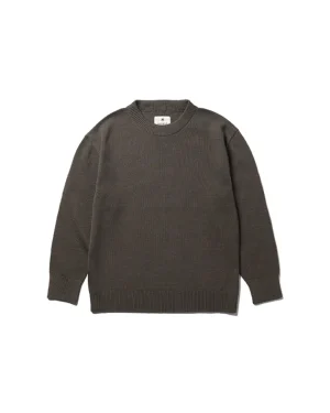 Co/Ny/Pe Knit Crew Neck