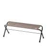 Gray Folding Bench