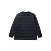 Heavy Cotton Border Long Sleeve T-Shirt