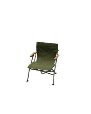 Luxury Low Beach Chair in Dark Green