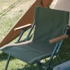 Luxury Low Beach Chair in Dark Green