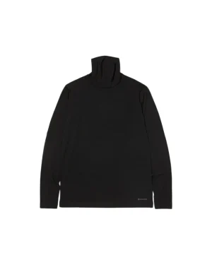 Merino Wool Turtleneck Long Sleeve T-Shirt