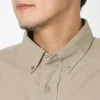 Organic Cotton Poplin Button-Down Shirt